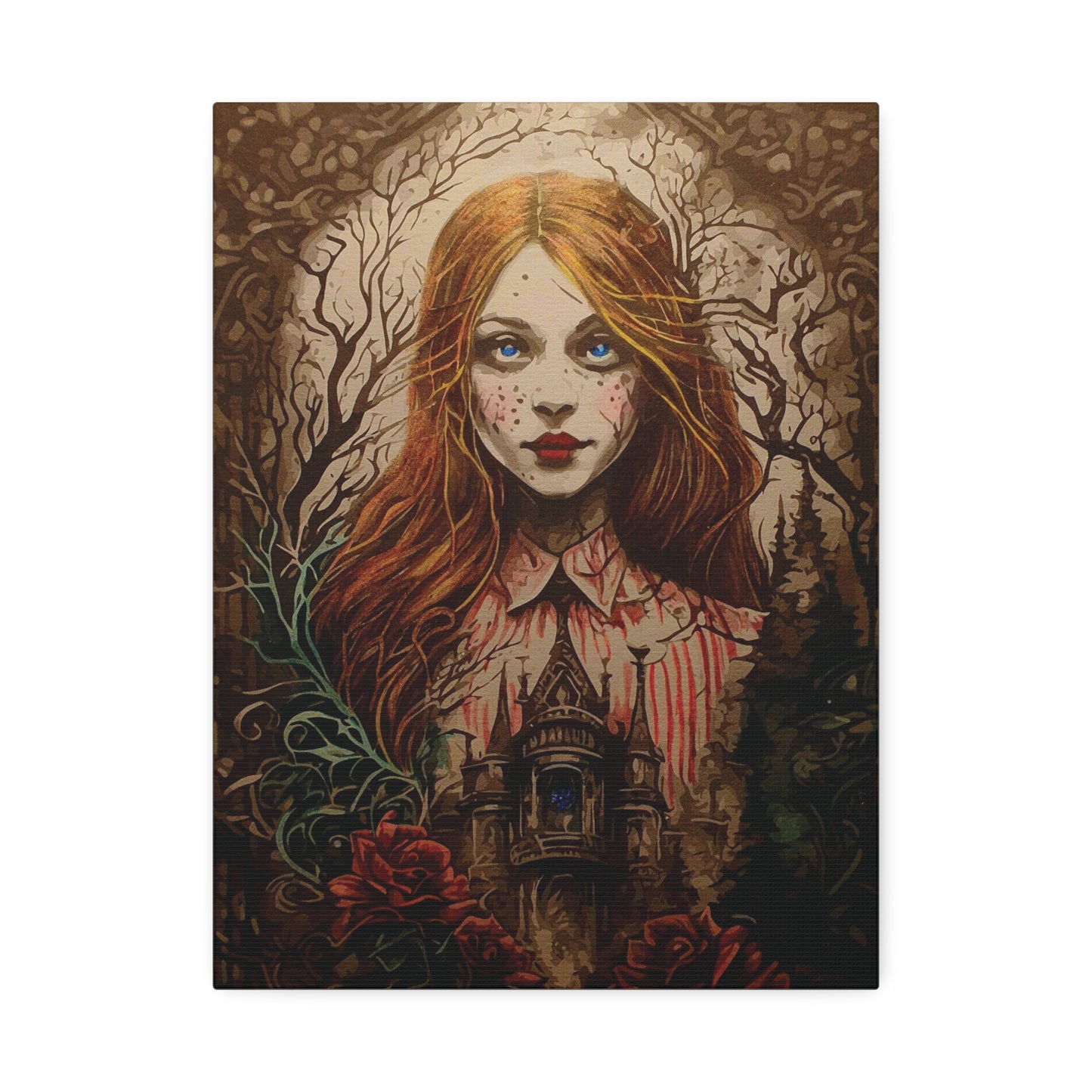 Ivy Rose Stretched Canvas