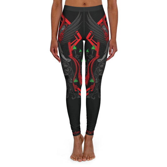 Greek Goddess Women's Casual Spandex Leggings (AOP)