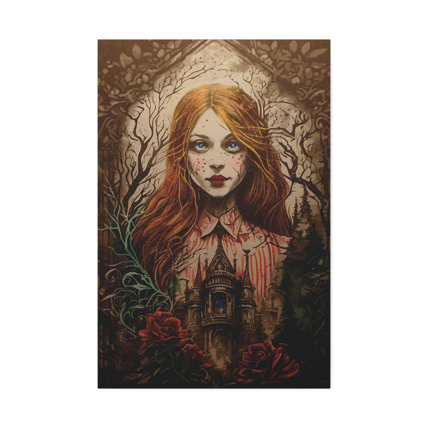 Ivy Rose Stretched Canvas