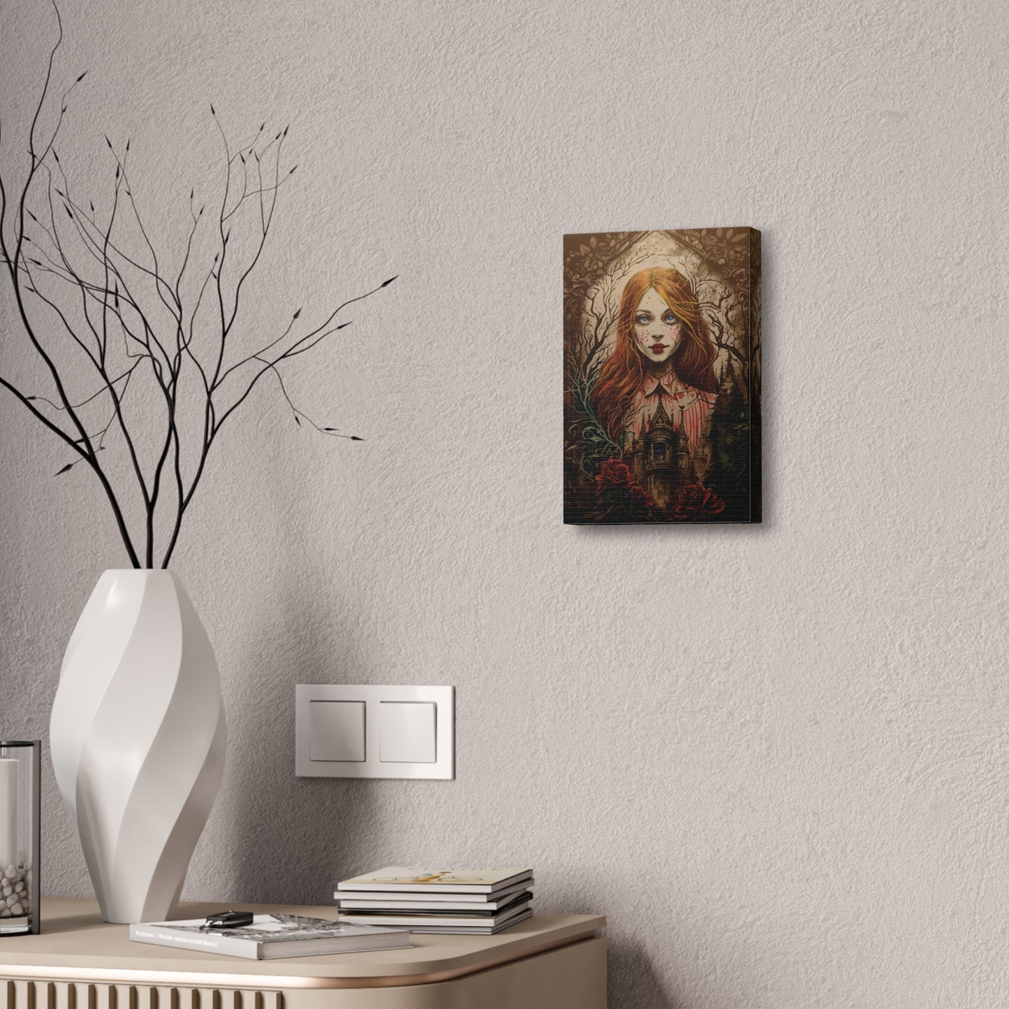 Ivy Rose Stretched Canvas
