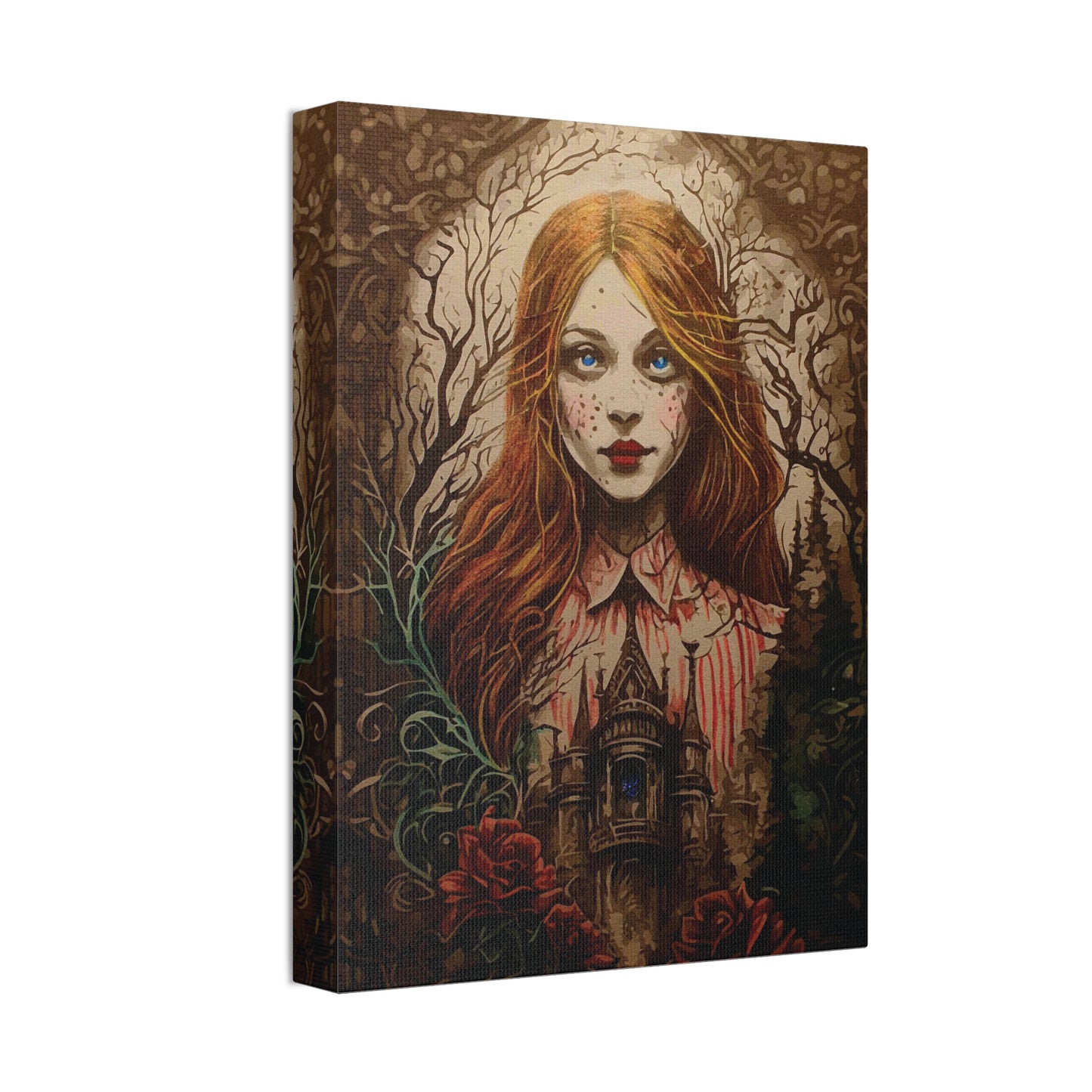 Ivy Rose Stretched Canvas