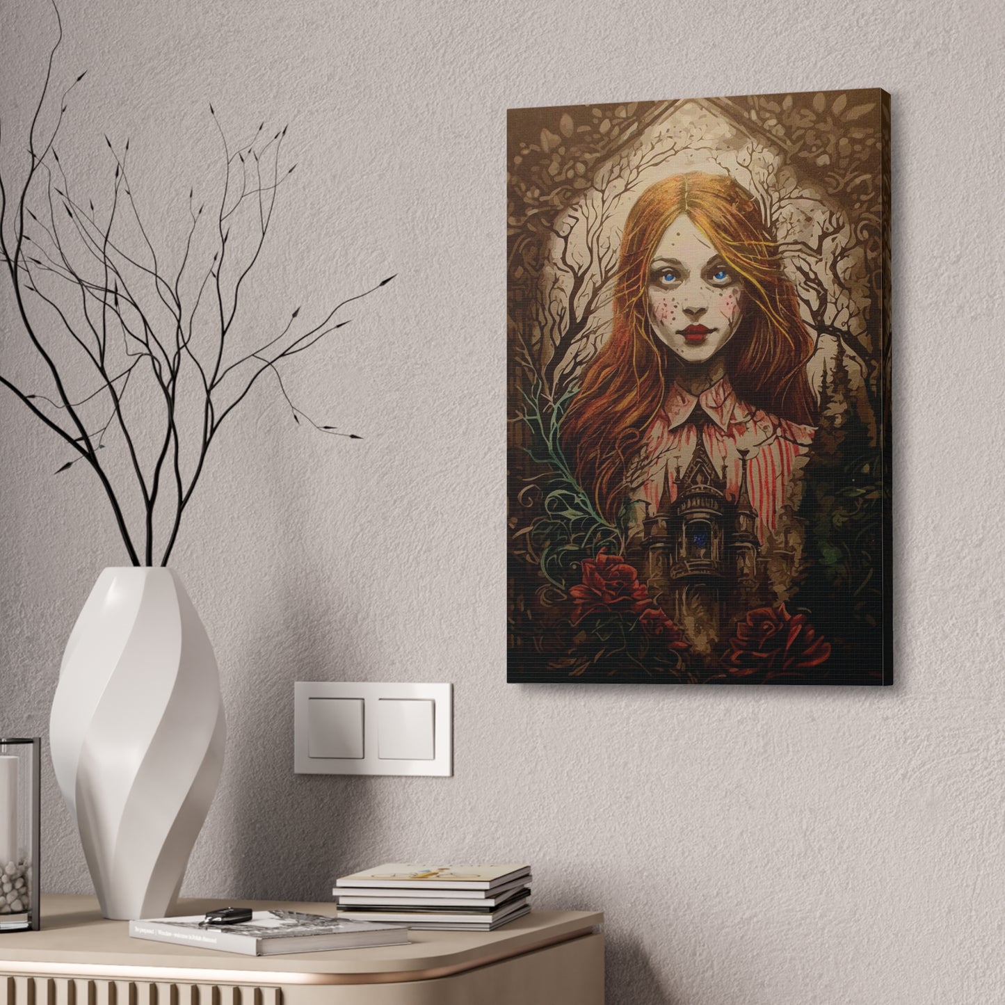 Ivy Rose Stretched Canvas
