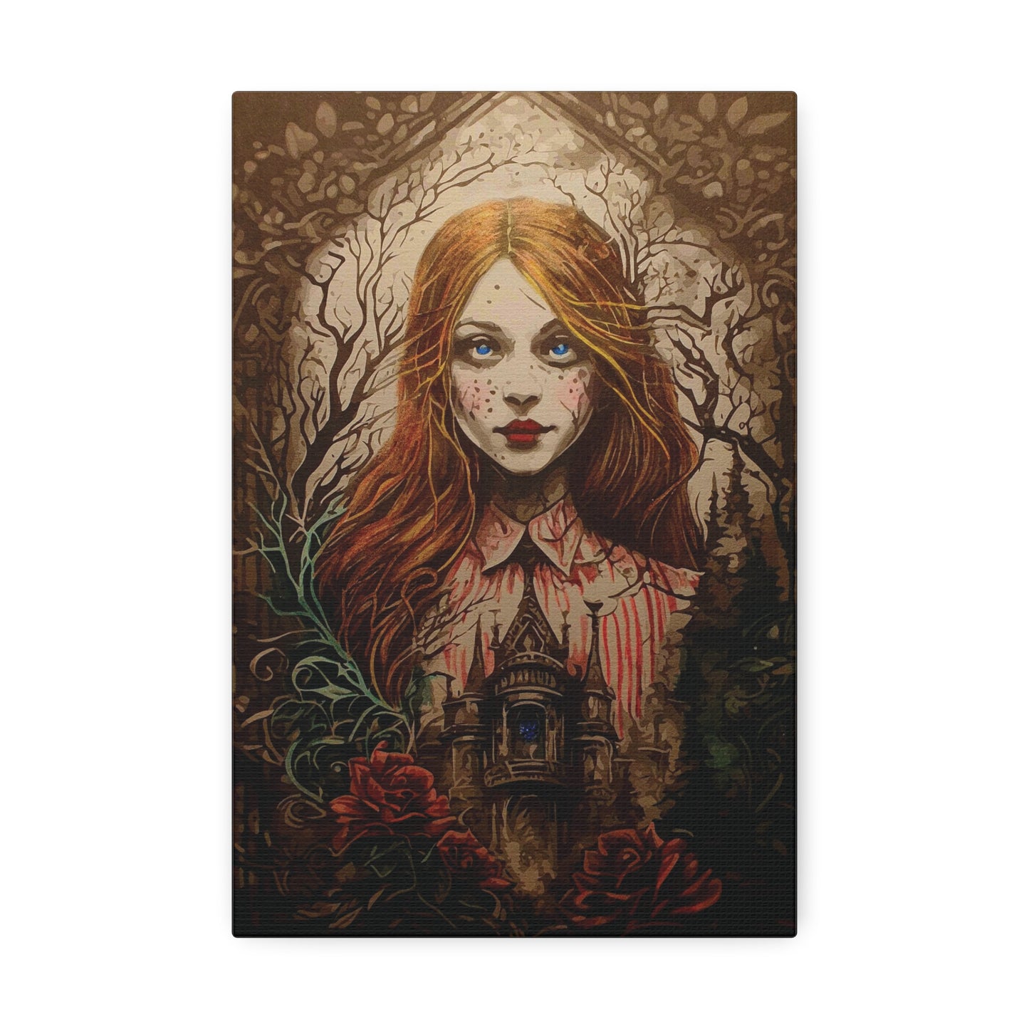 Ivy Rose Stretched Canvas
