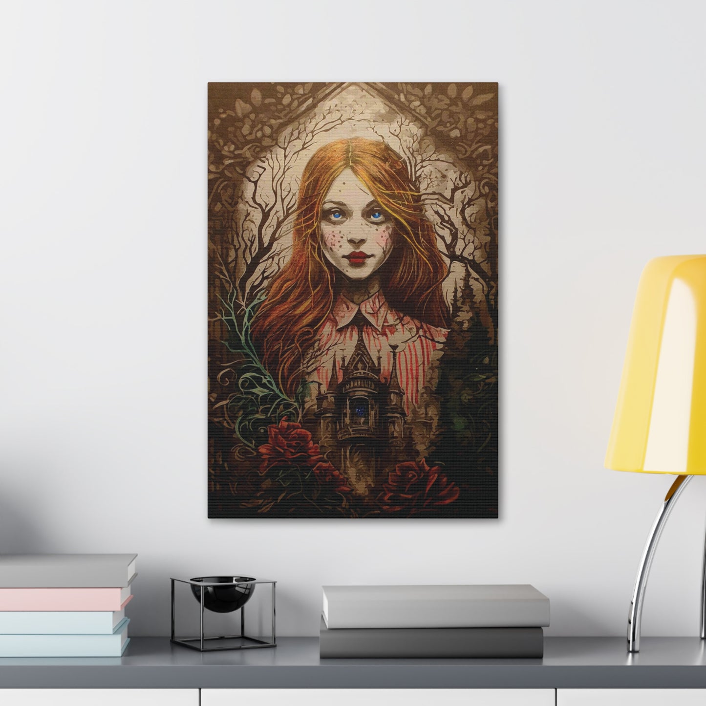 Ivy Rose Stretched Canvas