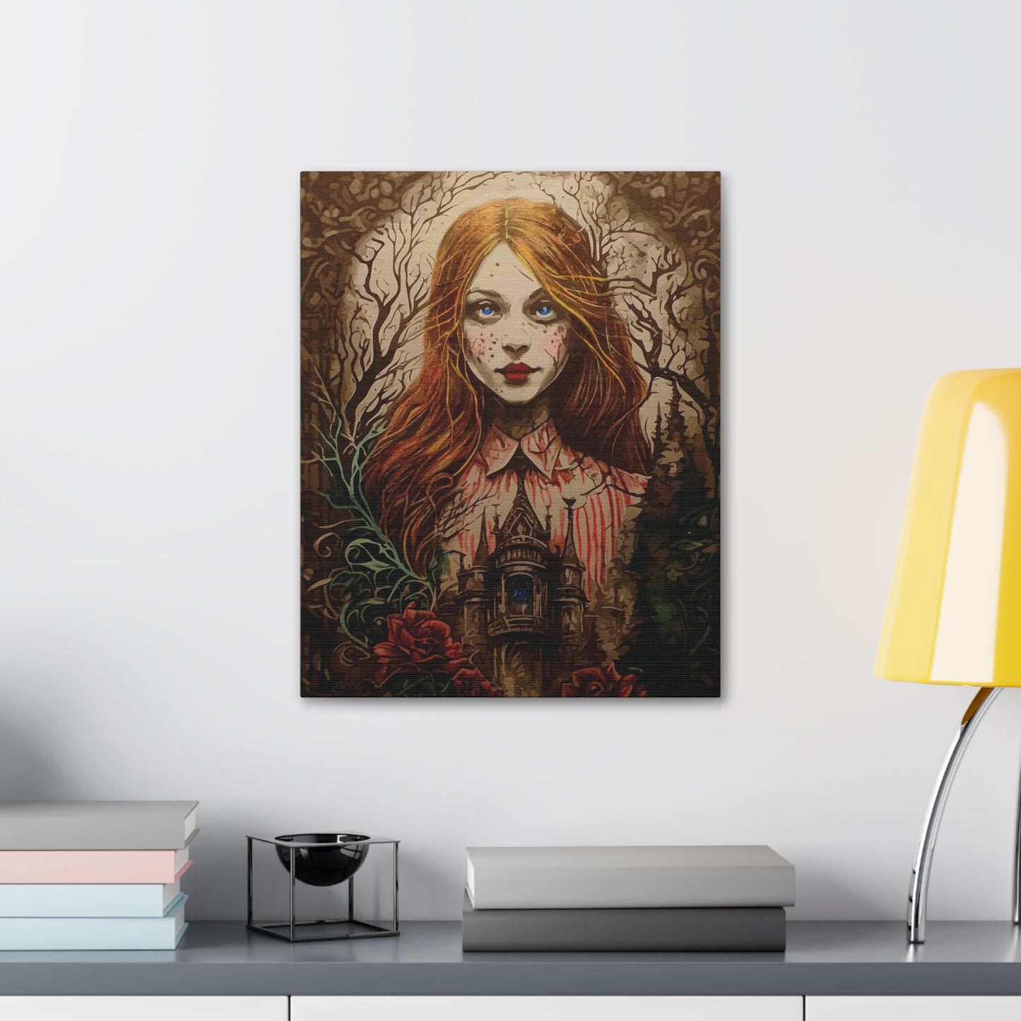 Ivy Rose Stretched Canvas