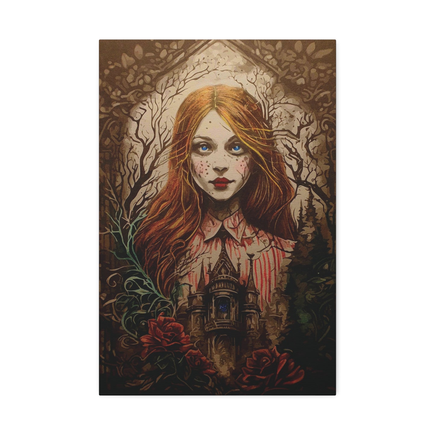 Ivy Rose Stretched Canvas