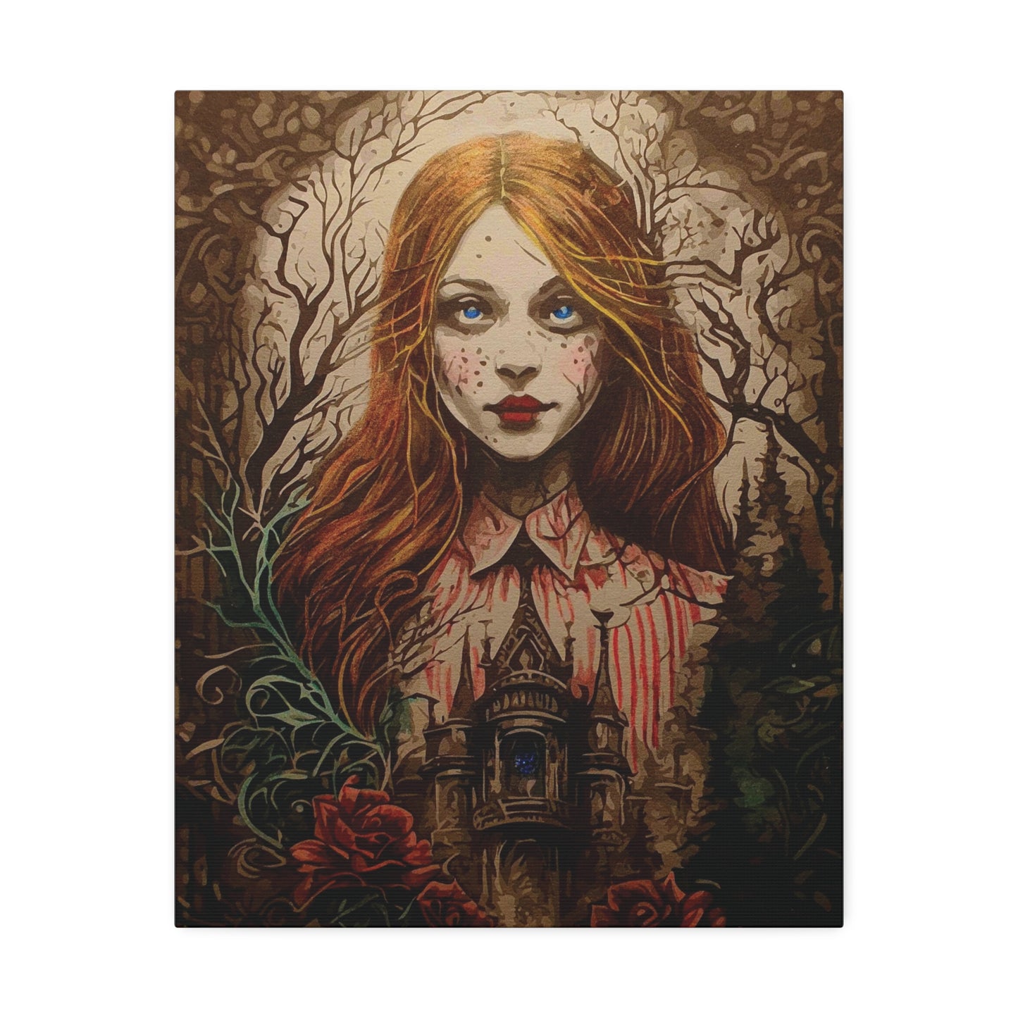 Ivy Rose Stretched Canvas