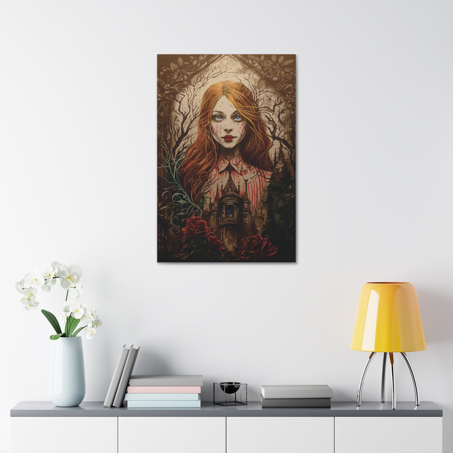 Ivy Rose Stretched Canvas