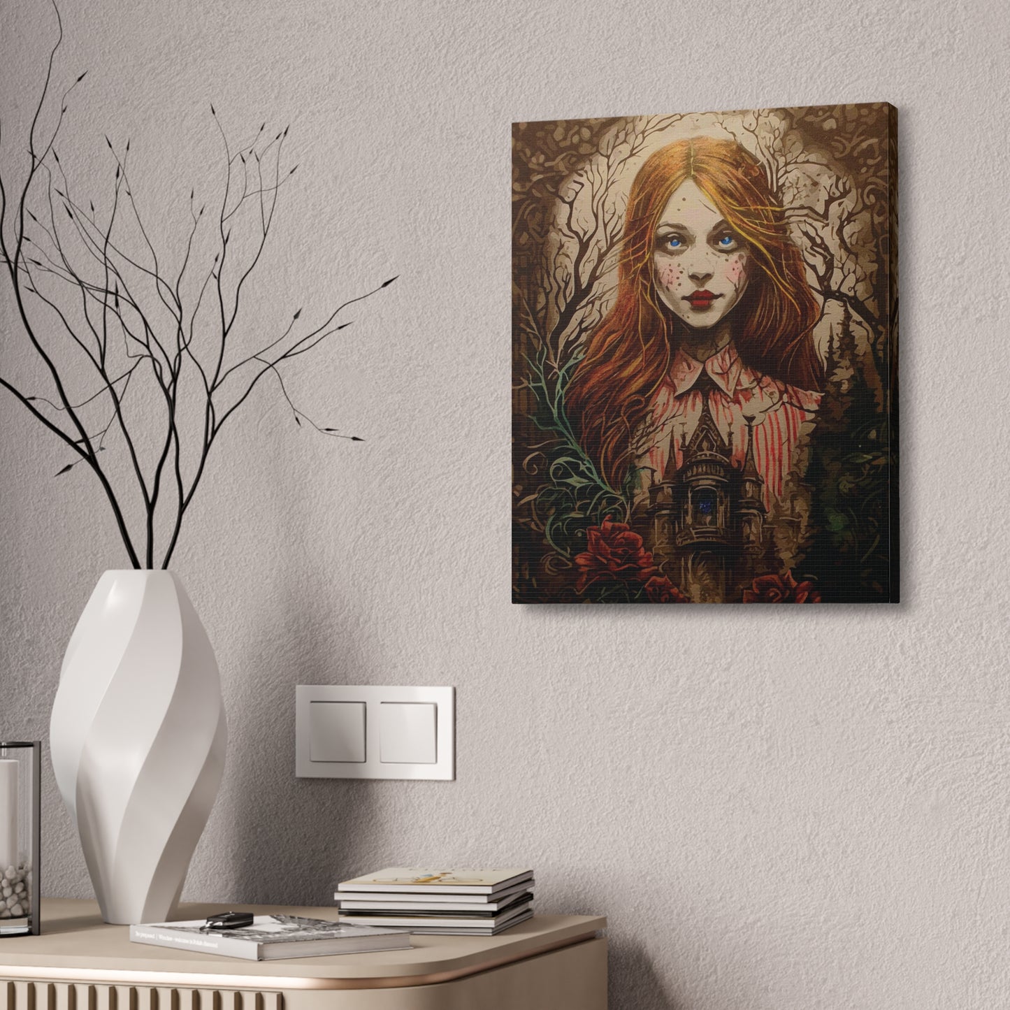 Ivy Rose Stretched Canvas