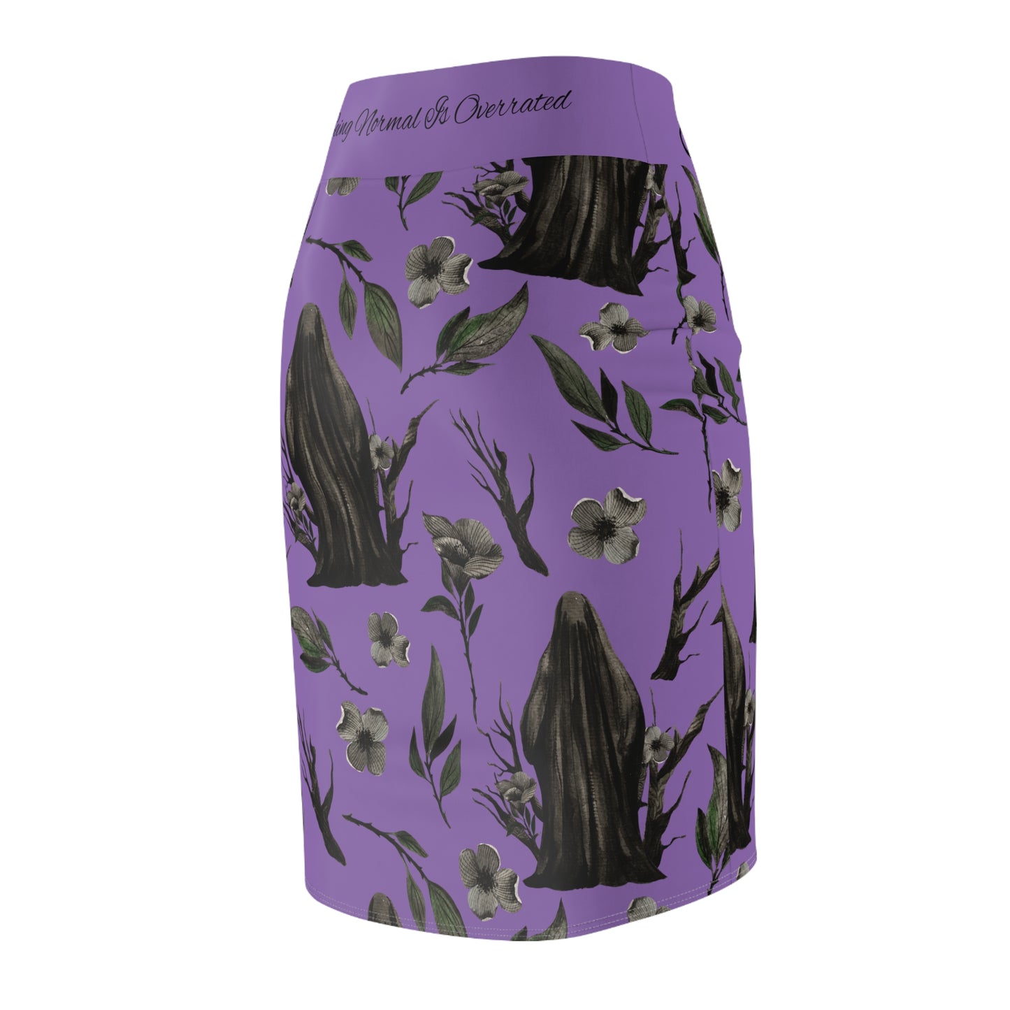 Lilac Death Women's Pencil Skirt (AOP)