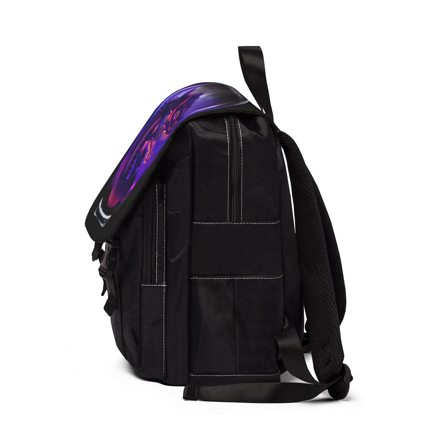 Purple Fantasy Dragon Jar Backpack