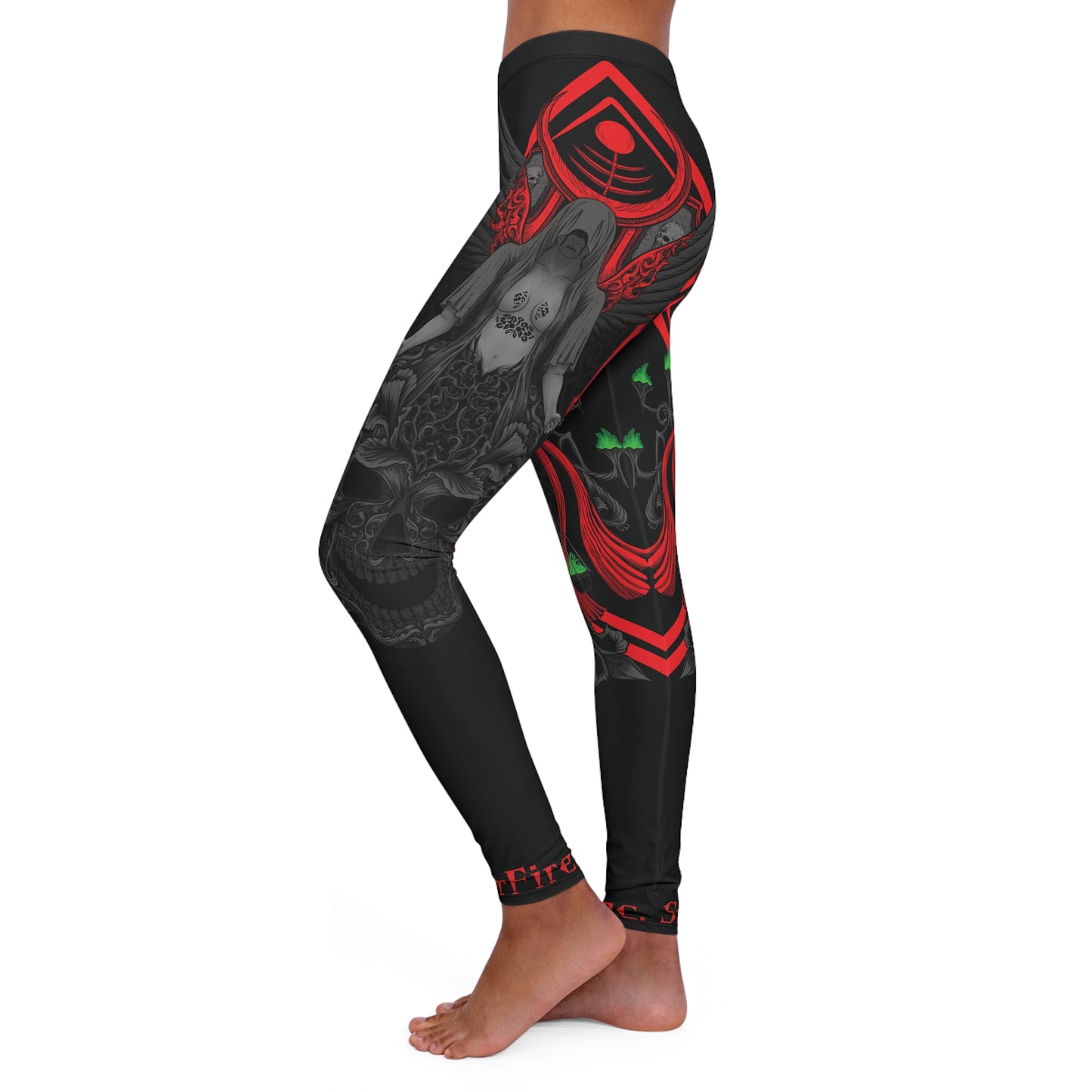 Greek Goddess Women's Casual Spandex Leggings (AOP)