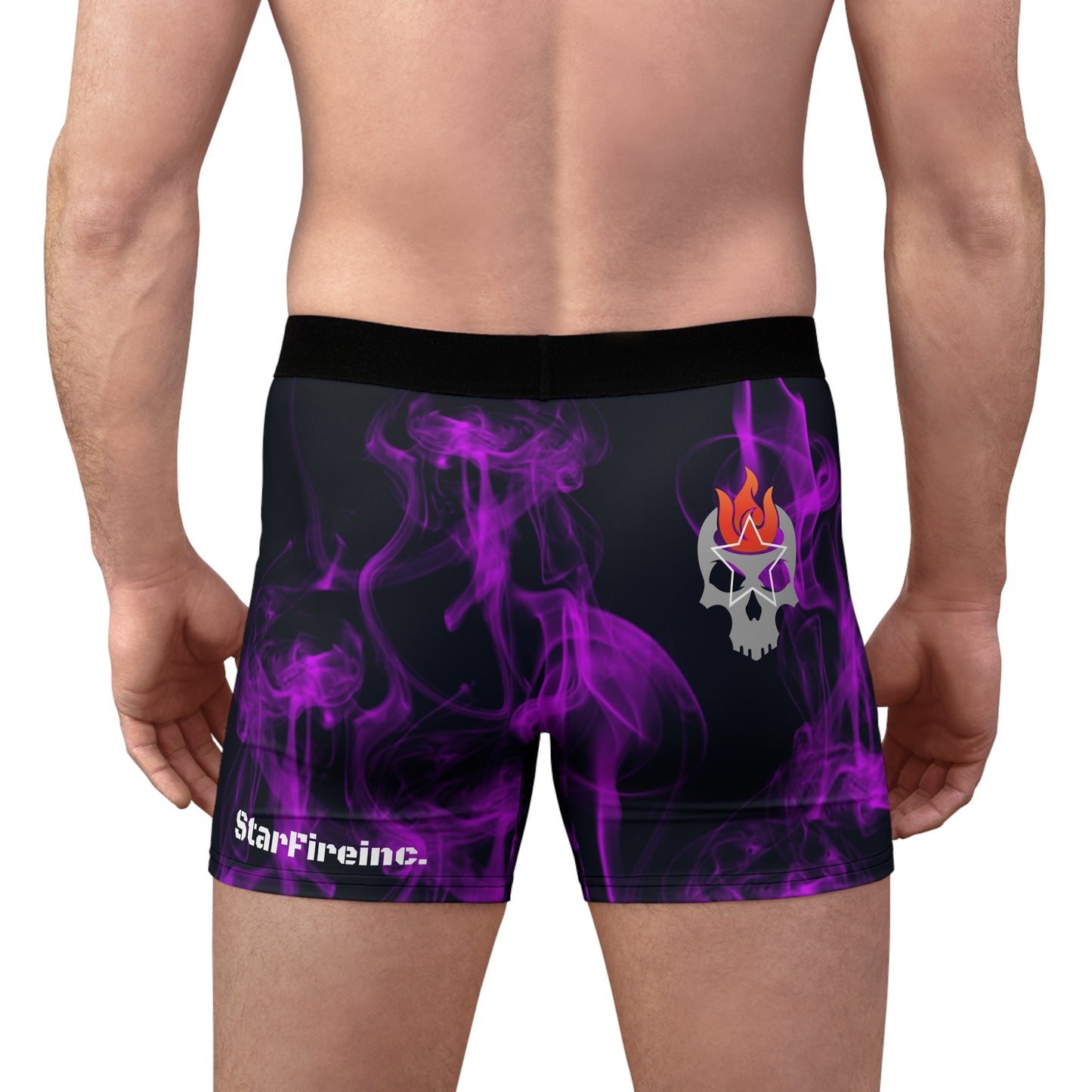 Neon Cyberpunk Monkey Men's Boxer Briefs (AOP)