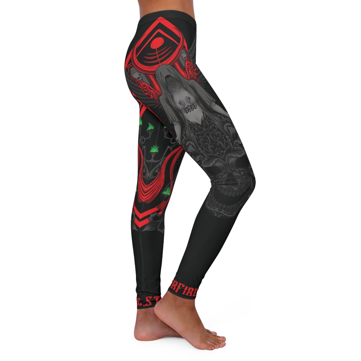 Greek Goddesses Print Women's Casual Spandex Leggings (AOP)