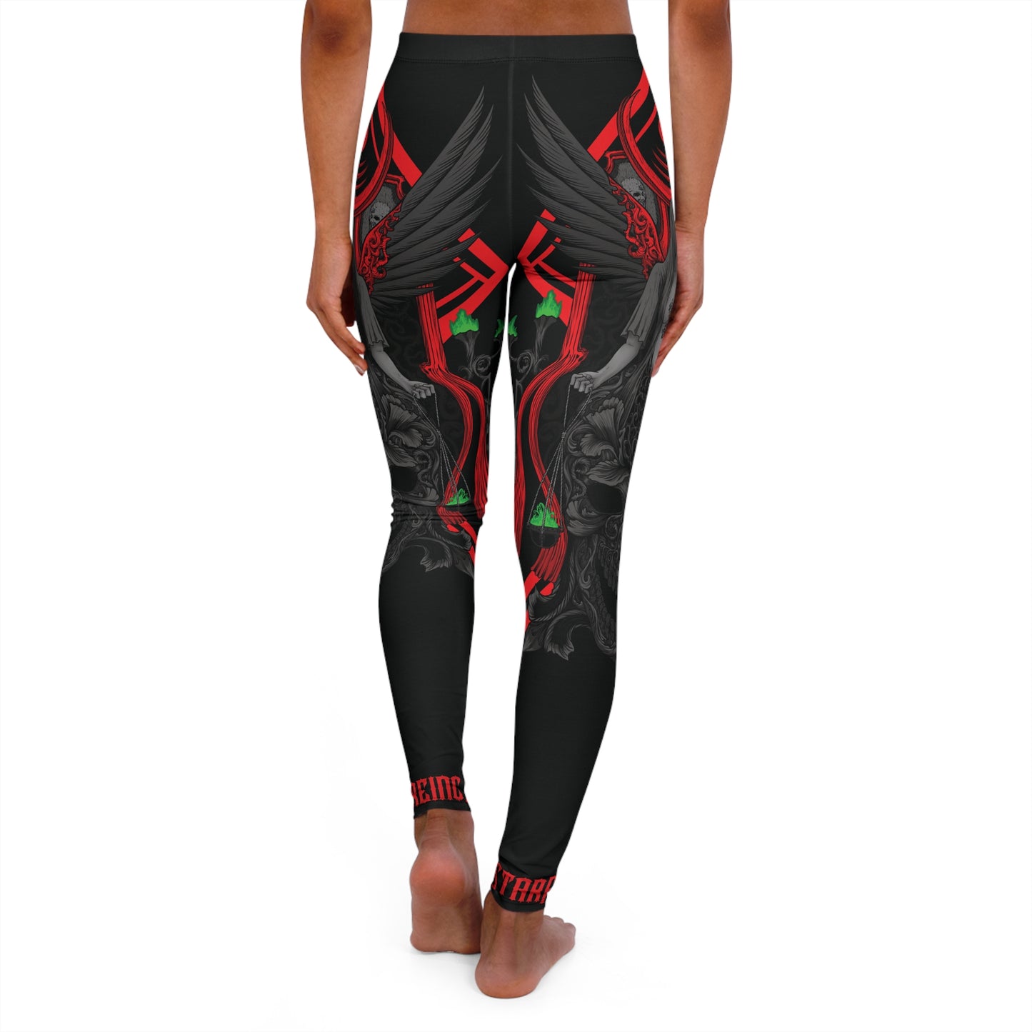 Greek Goddesses Print Women's Casual Spandex Leggings (AOP)